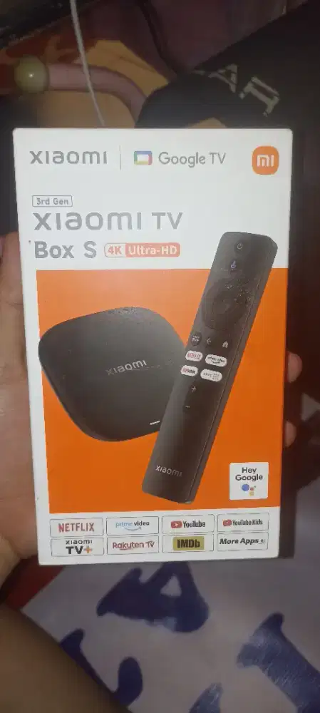 1 Set Xiaomi TV BOX s 4K Ultra HD 3rd GEN