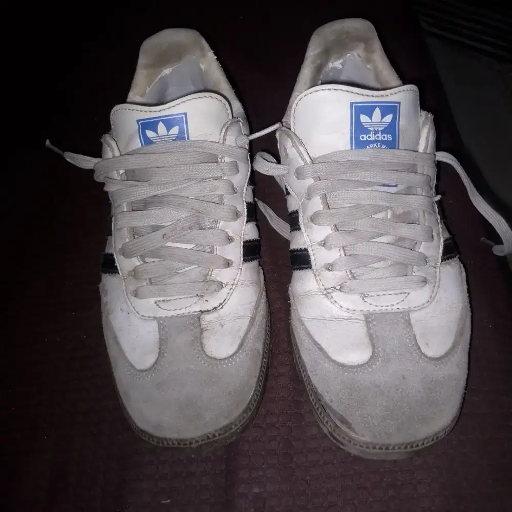 sepatu Adidas samba warna putih UK 38/39