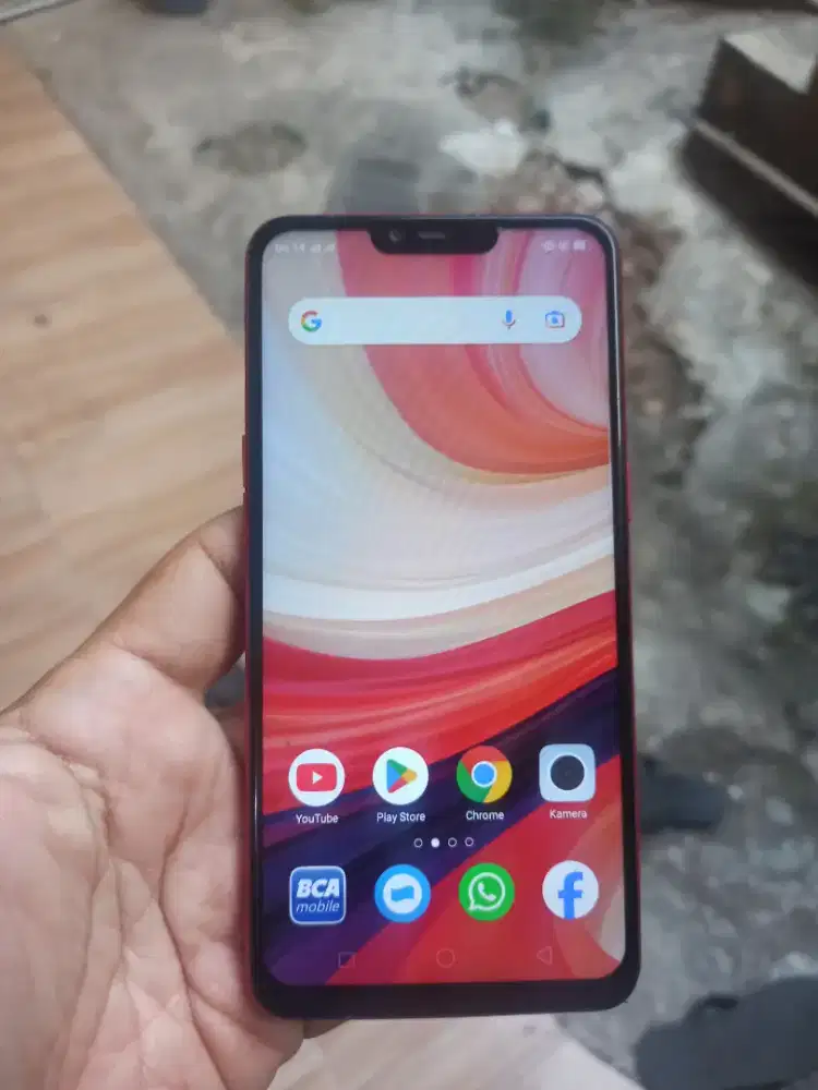 Oppo a3s 4g merah
