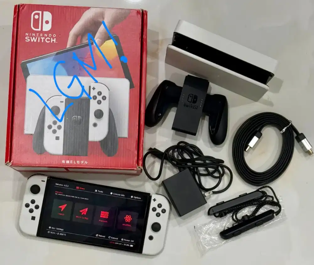 Nintendo Switch Oled 256Gb fullset White Full games