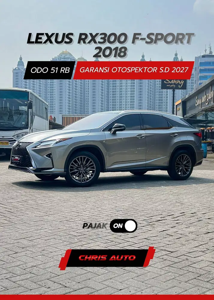 Tdp 22jt LowOdo 6rb/thn SPORT RX300 2019 / 2018 LEXUS RX300t RX200