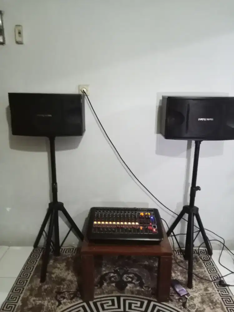POWER MIXER AXL AUDION 12 channel dan Speaker Martin Roland