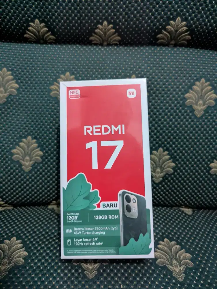 REDMI 17 6+6/128, GARANSI RESMI 1,5thn