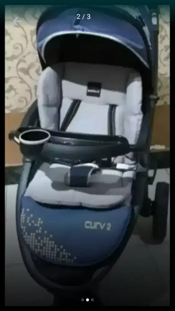 Stroller curv2 second kondisi masih good looking minus cuci aja
