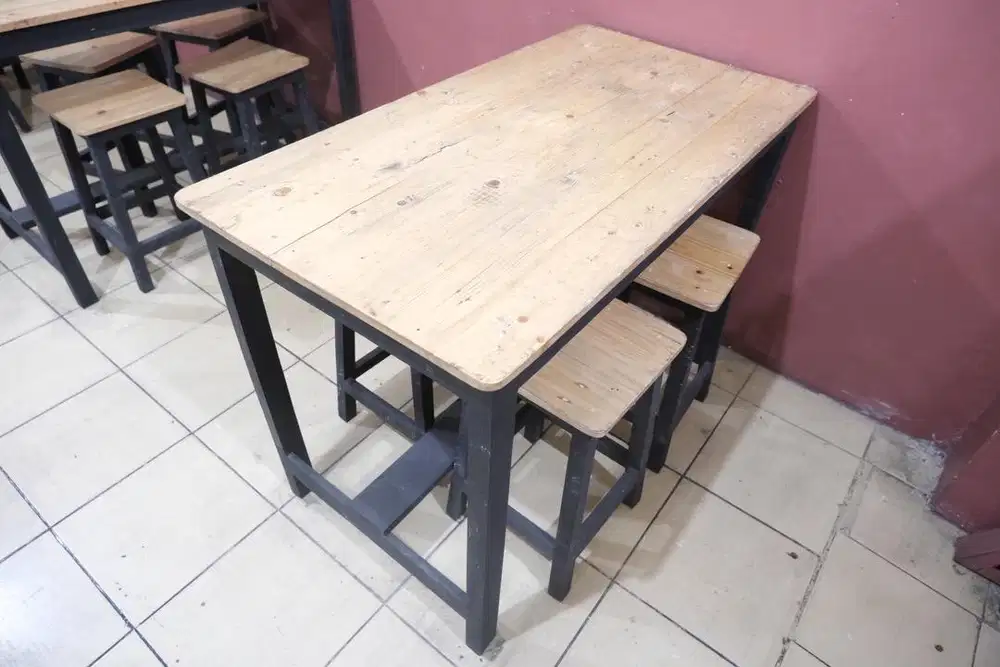 Jual Meja Kursi Warung 8 Pasang