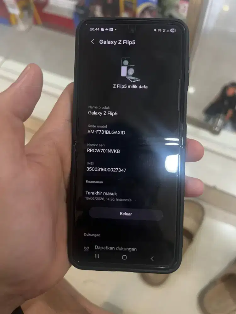 Jual samsung flip A5