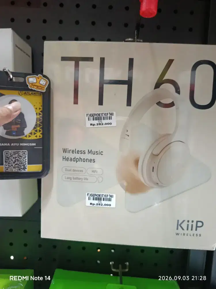PT HEADPHONE BT KIIP TH60 | ATLANTIS DAHSYAT