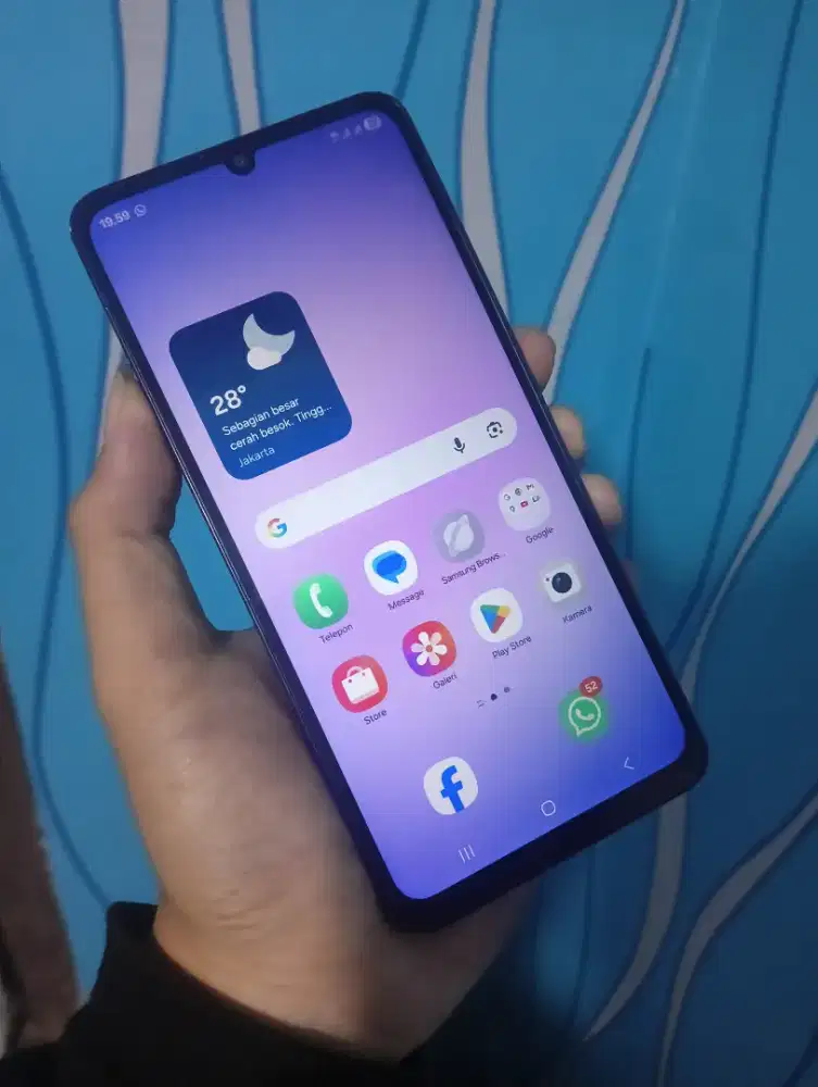 Samsung A07 8/256 Hp + Charger Ori infinix 33 watt