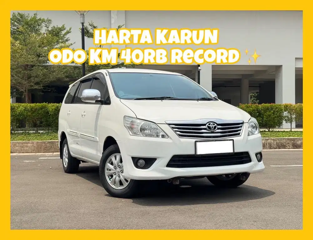 [CASH KM 40rb] TOYOTA KIJANG INNOVA 2.0 2013 MANUAL BENSIN