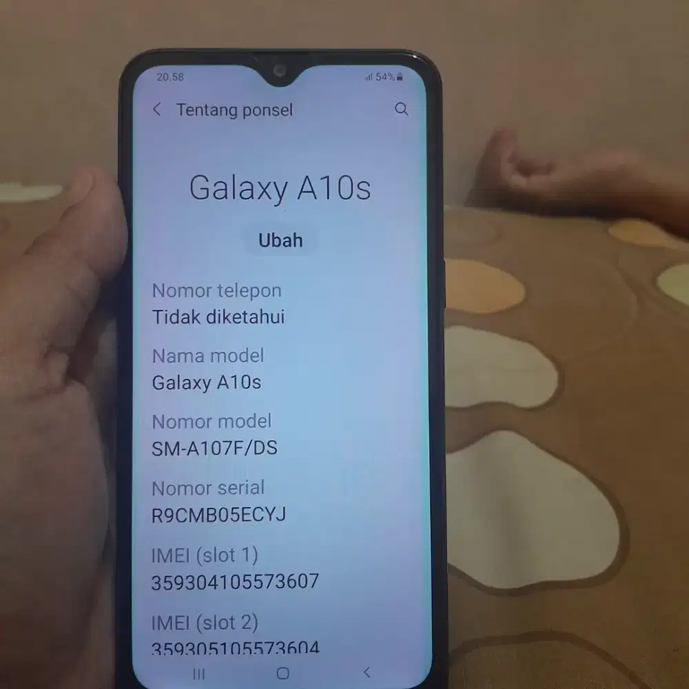 Samsung Galaxy A10s ram 2/32gb