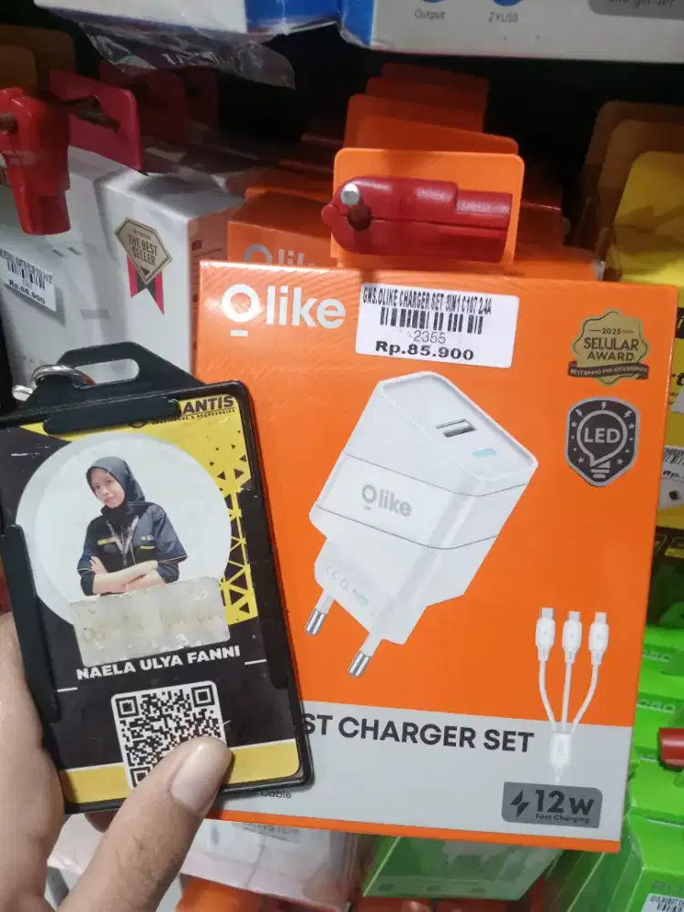 OLIKE CHARGER SET 3IN1 C107 2.4A| ATLANTIS DAHSYAT