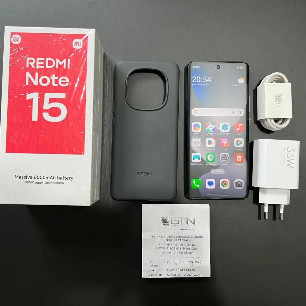 Xiaomi Redmi Note 15 8/256 GB Fullset Like New
