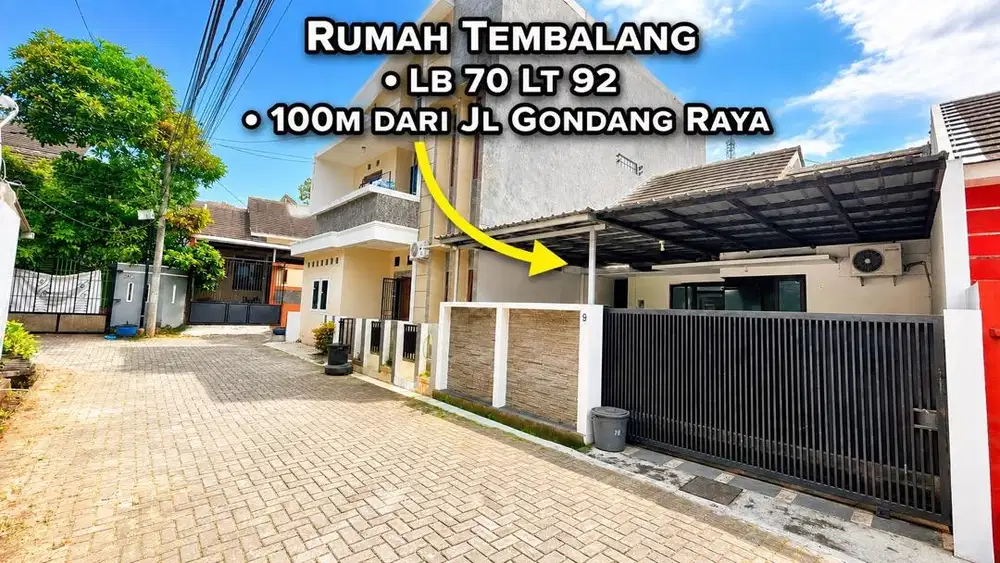 Rumah Siap Huni Dekat UNDIP Tembalang | LB 70 LT 92 | SHM | 695 Juta
