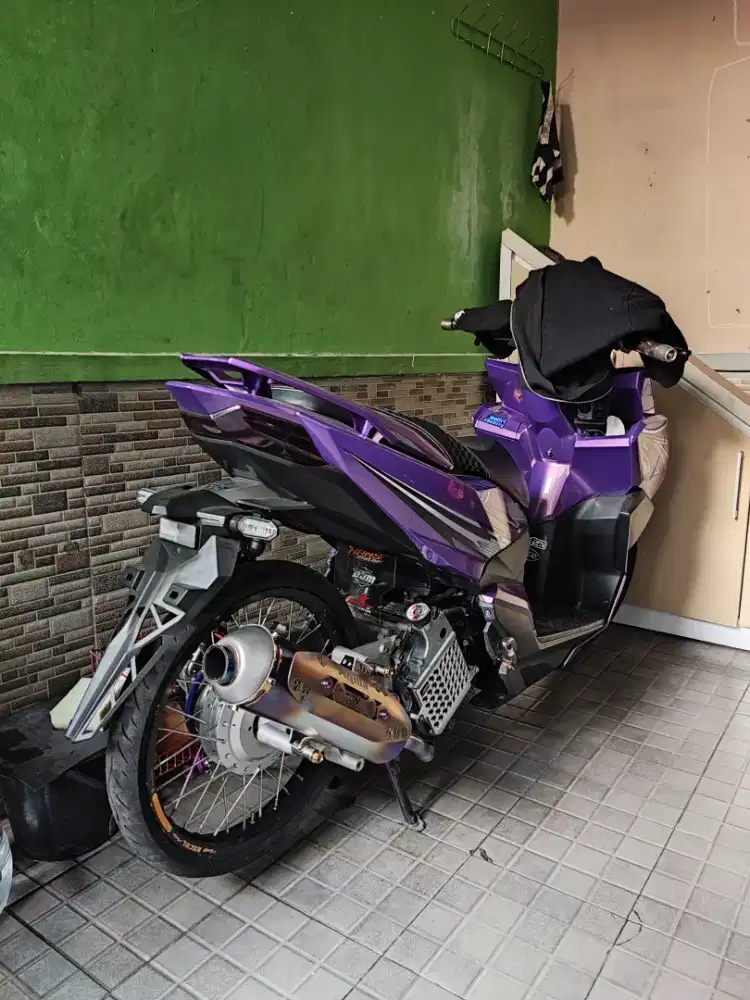 Knalpot kondoman luster vario 160 / pcx 160 silent adem