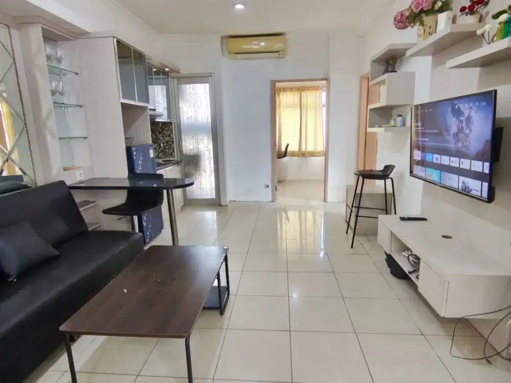 Sewa 3BR Jadi 2BR apartemen greenbay jakarta utara baywalk green bay