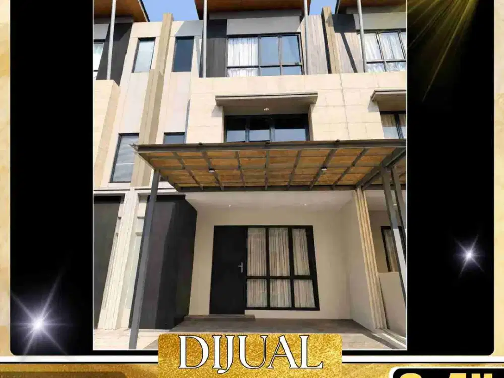 DIJUAL RUMAH  3 LANTAI LUAS TANAH 72 M² DI PERUMAHAN CITRA GARDEN 8 CLUSTER LAVIA  CENGKARENG JAKARTA BARAT