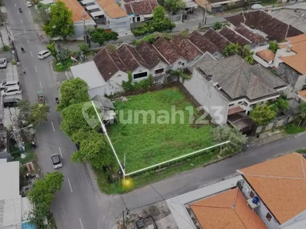 Tanah Hook Premium 278M² di Renon Denpasar - Rp 1,95M / 100M²