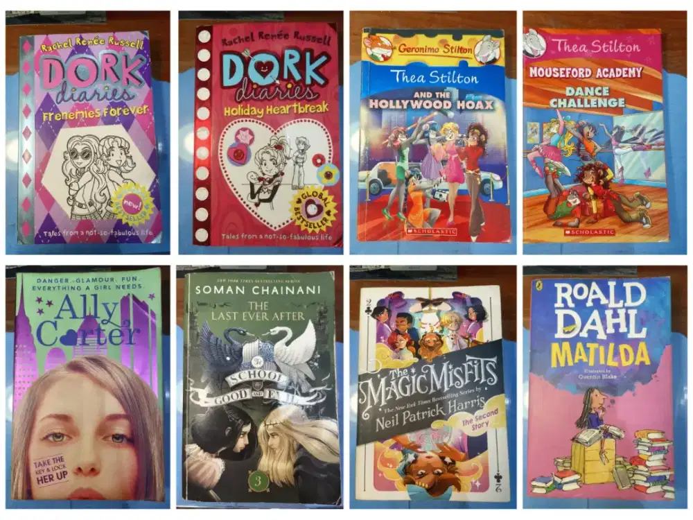 NOVEL PRELOVED, B.INGGRIS, ORIGINAL || Dork Diaries,Thea Stilton, dll