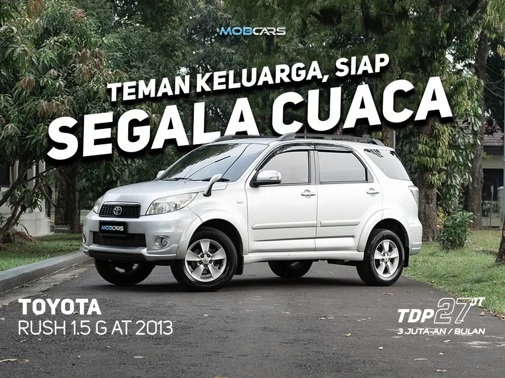 GARANSI MESIN TRANSMISI RUSH G 1.5 AT 2013 SILVER