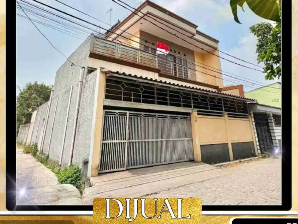 FIJUAL RUNAH HOOK 2,5 LANTAI LUAS TANAH 176 M²  DIPERUMAHAN TAMAN JAYA CIPONDOH MAKMUR TANGERANG