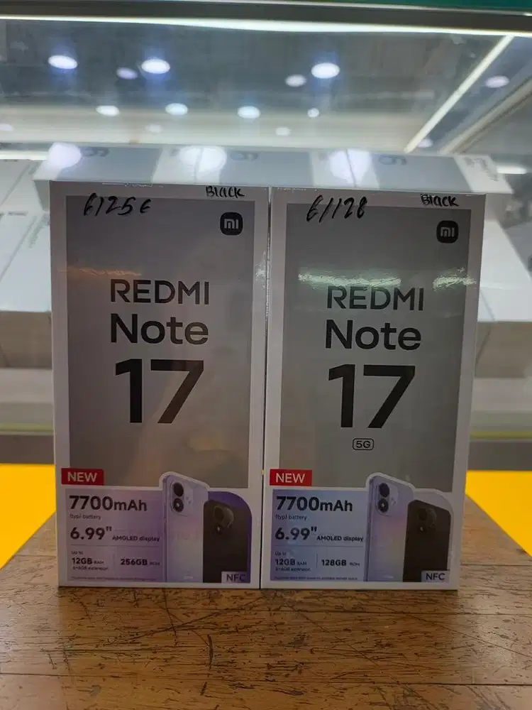 Redmi Note 17 5G 6/128 & 8/256 Baru Segel