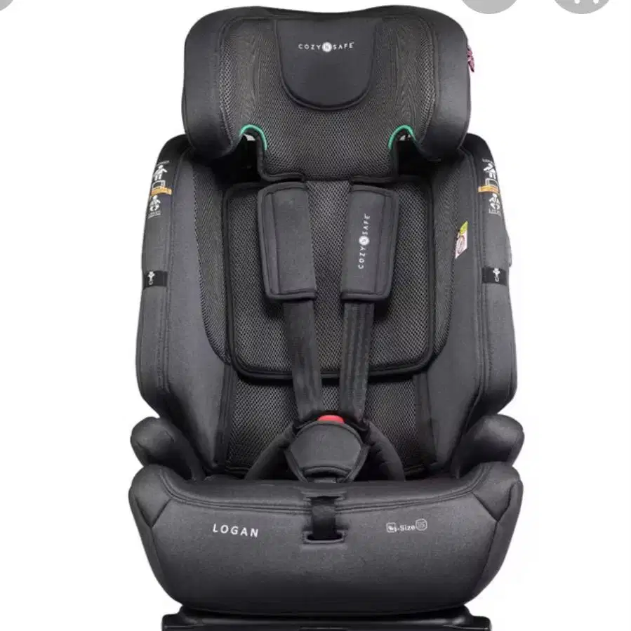 cozy n safe logan i-size child carseat graphite