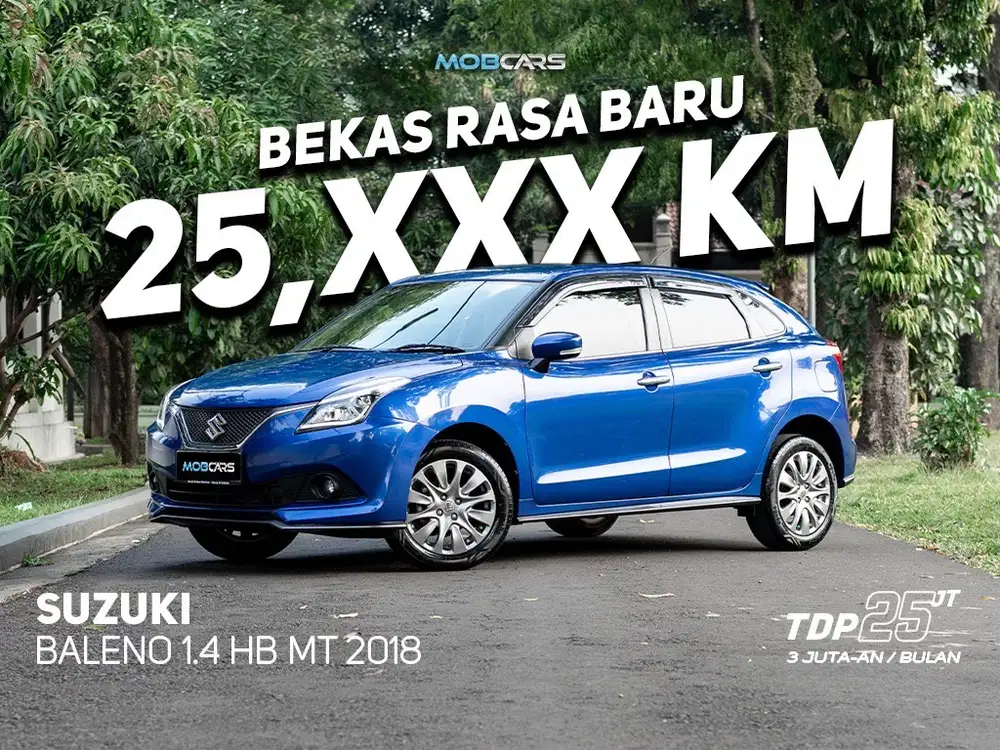 FREE SALDO E-TOLL 1 JT BALENO HATCHBACK 1.4 MT 2018 BIRU