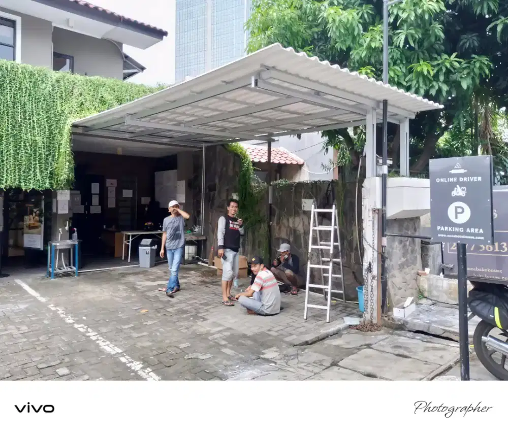 Jasa pasang kanopi baja ringan