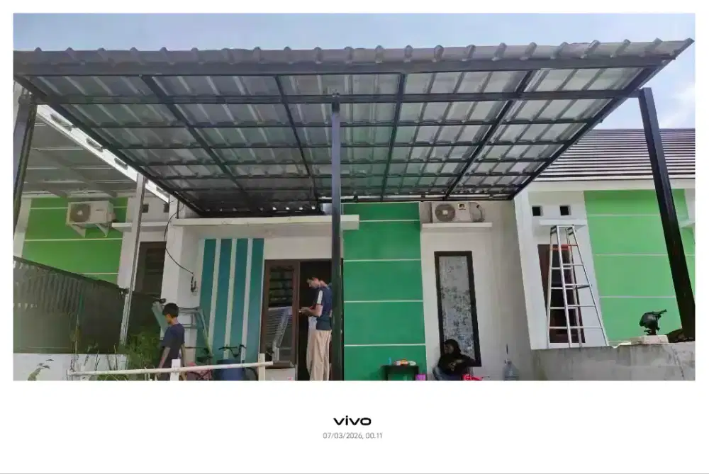 Jasa pasang kanopi baja ringan