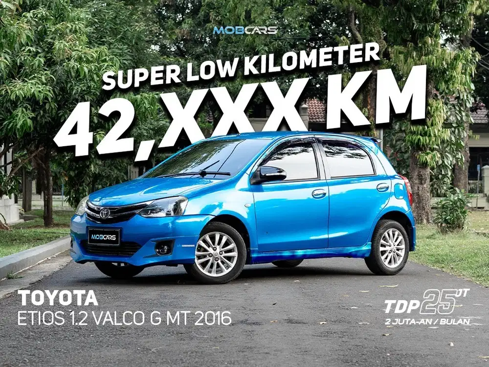 FREE BBM FULL TANK ETIOS VALCO G 1.2 MT 2016 BIRU