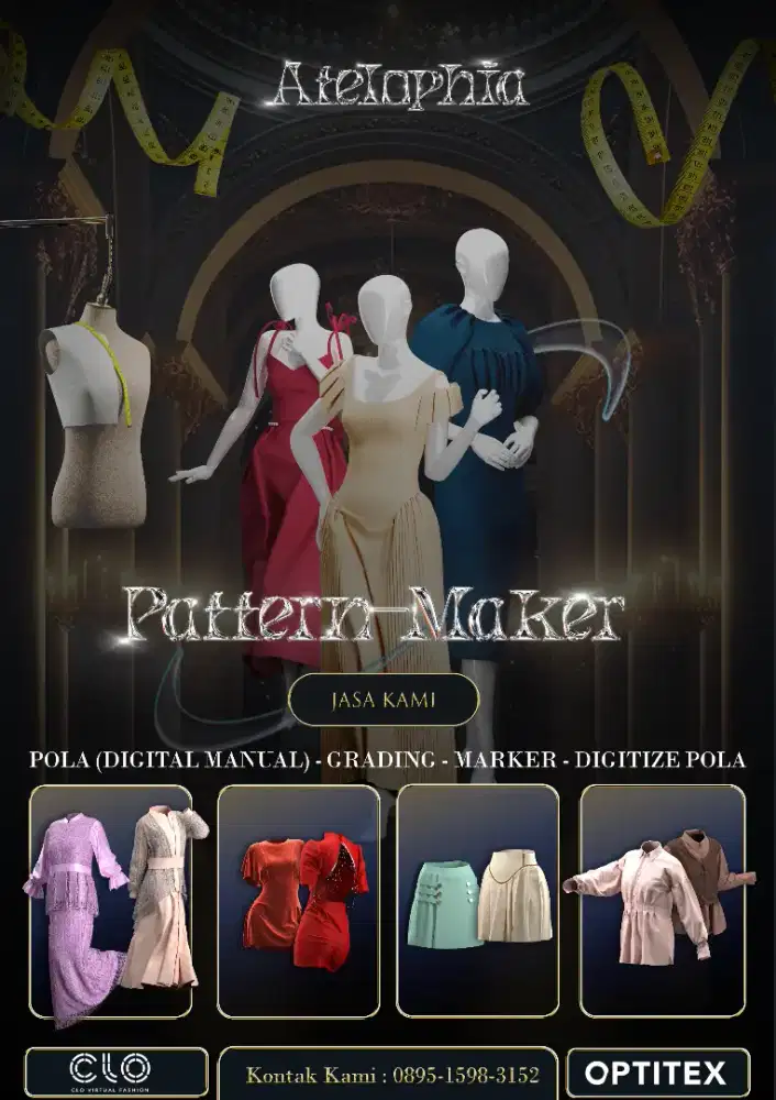 Pattern maker | Jasa Pola Freelance | Jasa Jahit Sample