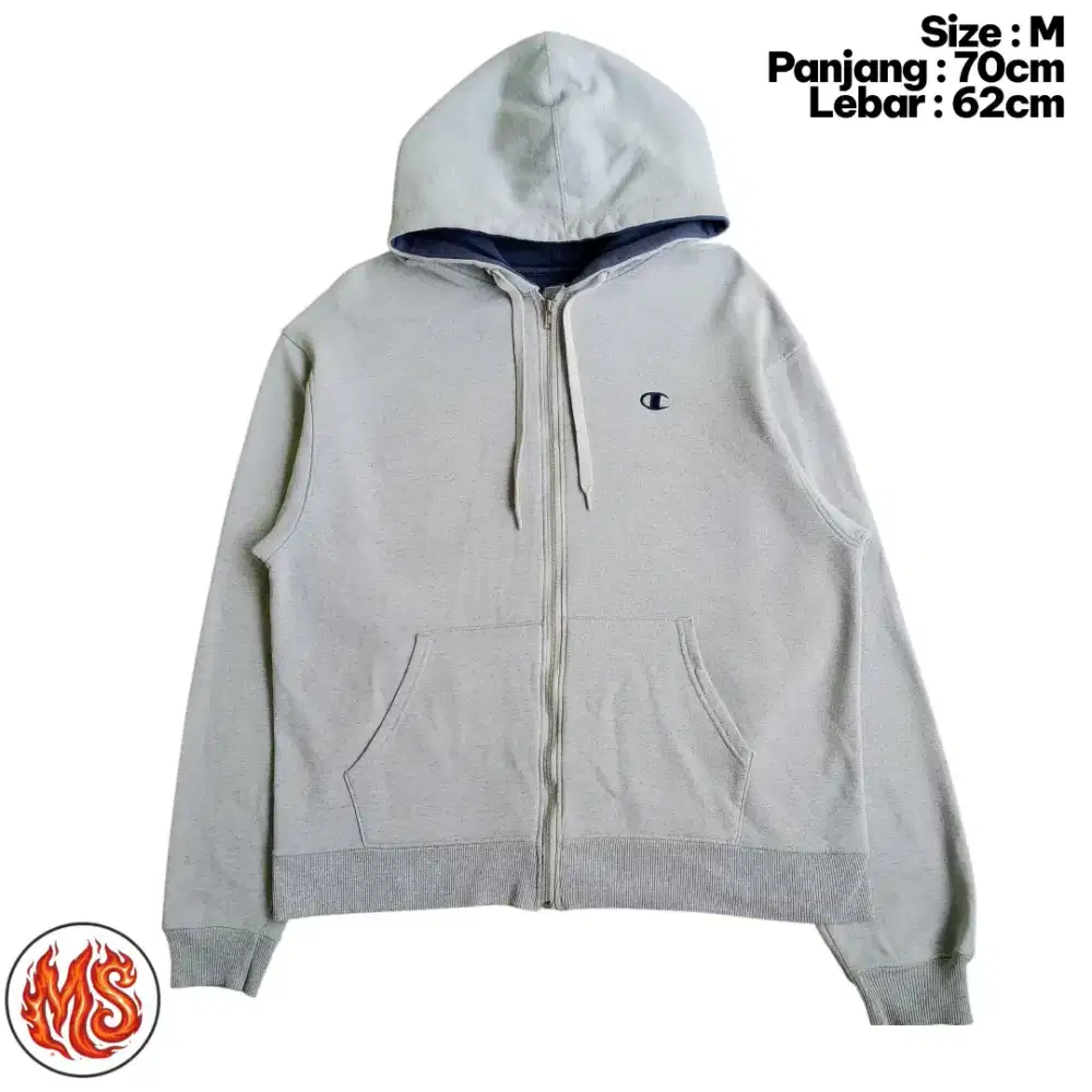 Zip Hoodie CHAMPION grey