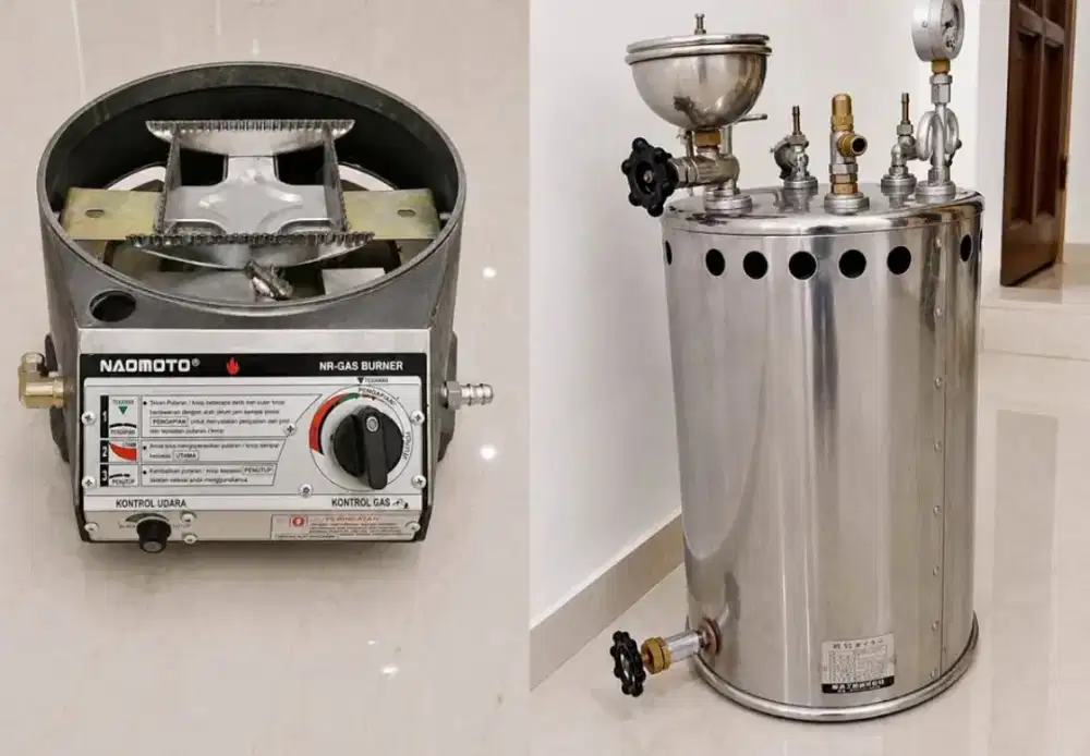 SETRIKA UAP BOILER NAOMOTO ORI JEPANG