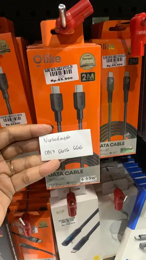 *Olike D117CC-2M Data Cable 65W* ATLANTIS DAHSYAT