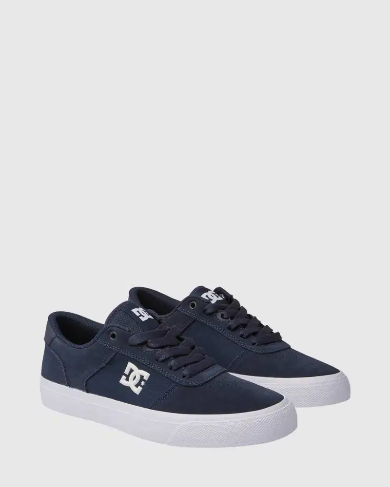 Sepatu DC Teknic Navy Blue White Original