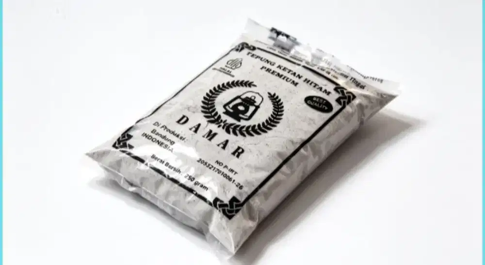 Tepung Ketan Hitam Cap DAMAR