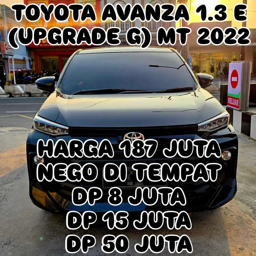 Toyota Avanza 2022 Bensin DP 8 JUTA