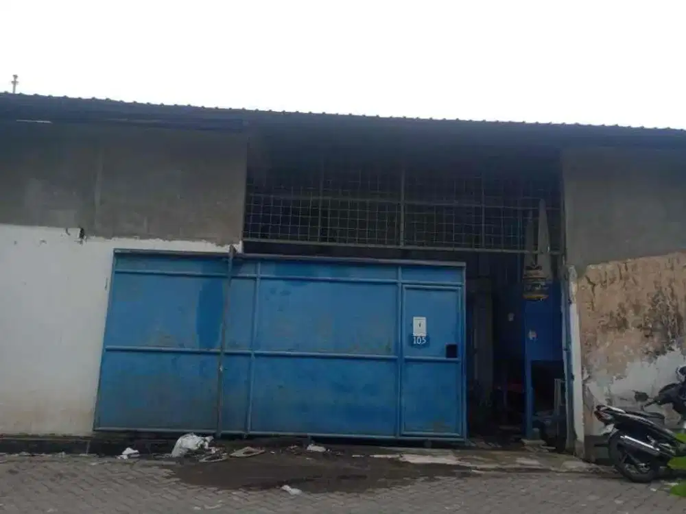 Dijual gudang kedinding tengah dekat raya kenjeran luas 422 m2