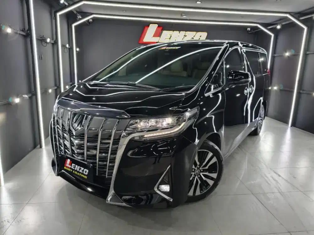 TSS Sensing Alphard G ATPM 2022 pembelian 2023 Hitam Lenzo mobil