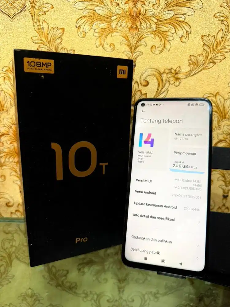 redmi 10t pro ram 8/256gb mulus fullset