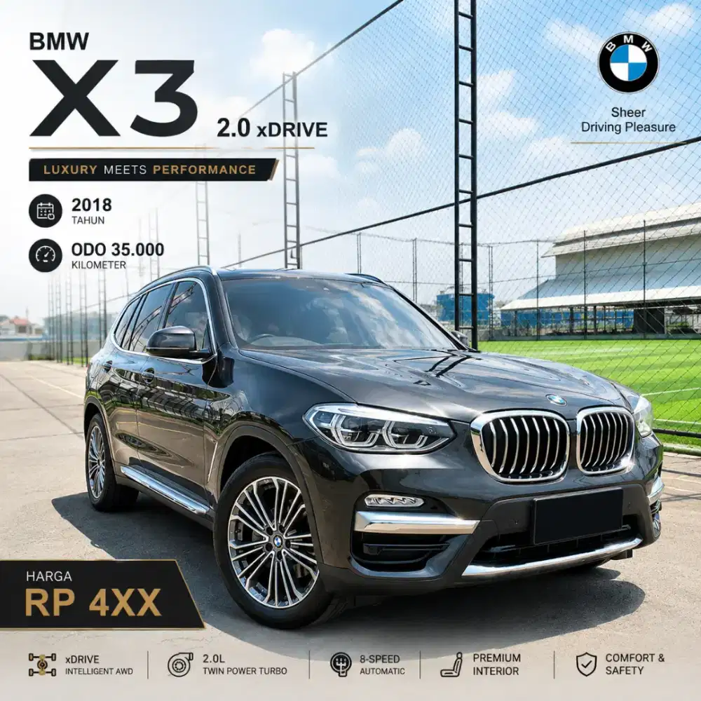 [PANORAMIC] BMW X3 2.0 XLINE 2018 / 2019