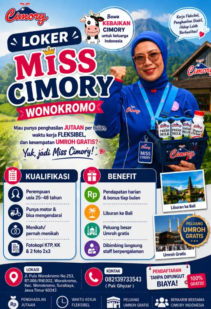 Lowongan Pekerjaan Miss Cimory