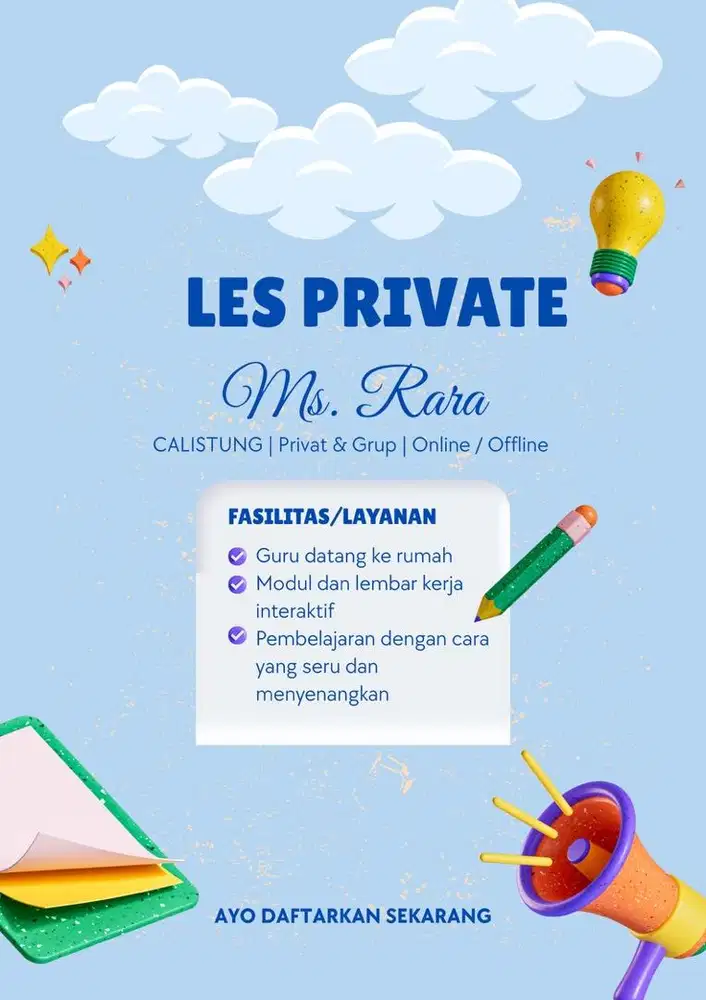 Les private Calistung