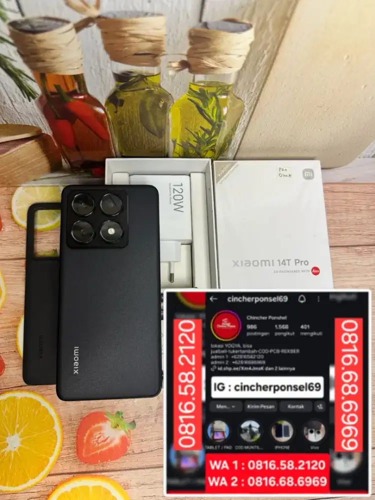 Jual hp likenew Xiaomi 14T pro 12/512 istimewa grns resmi PANJANG