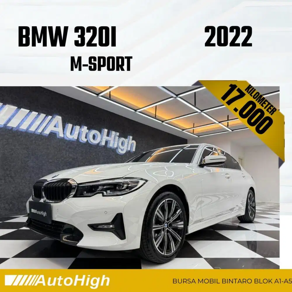 DP10% [Km17.000] 320i M-Sport 2022 White Reg 2024 #AUTOHIGH