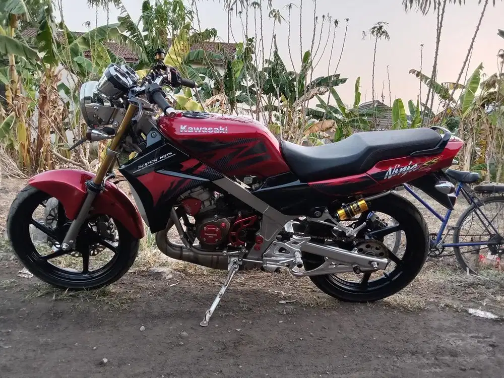 ninja SS 2011 asli merah hedon plat H surat komplit