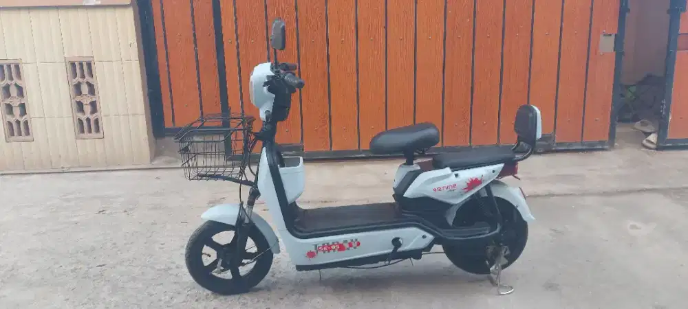 Sepeda listrik e nine mulus baterai awet