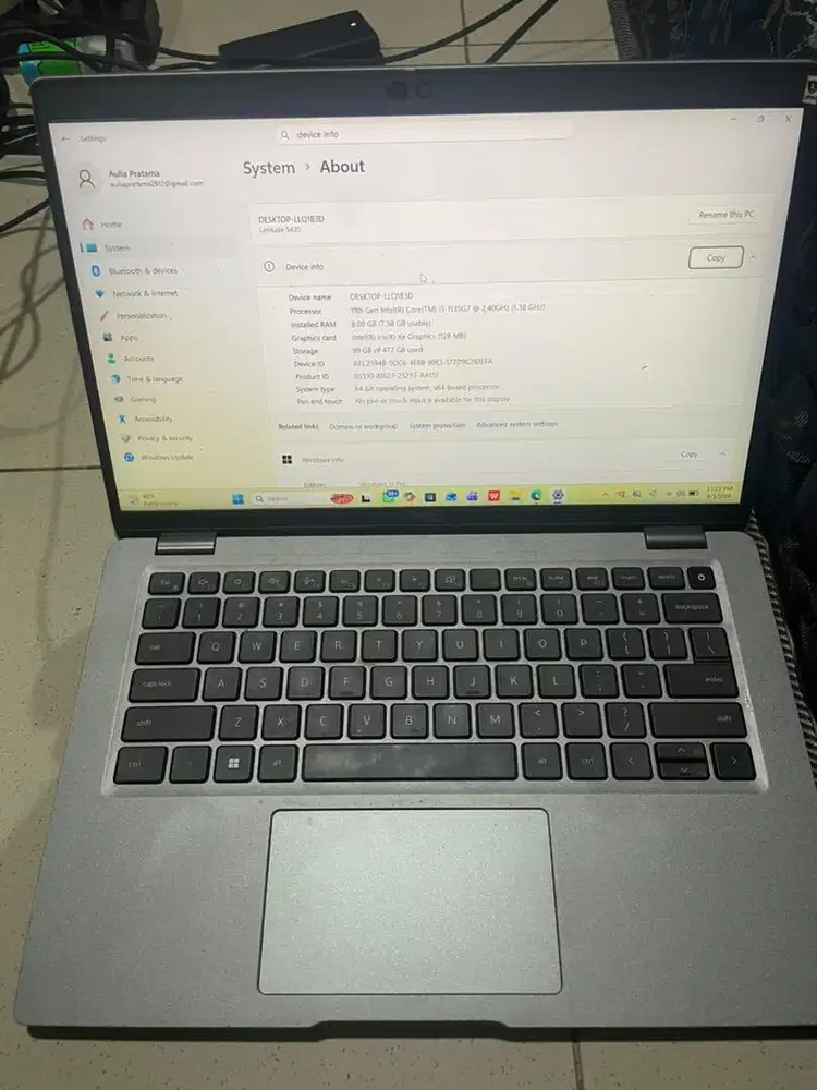 JUAL LAPTOP DELL LATTITUDE 5420 I5