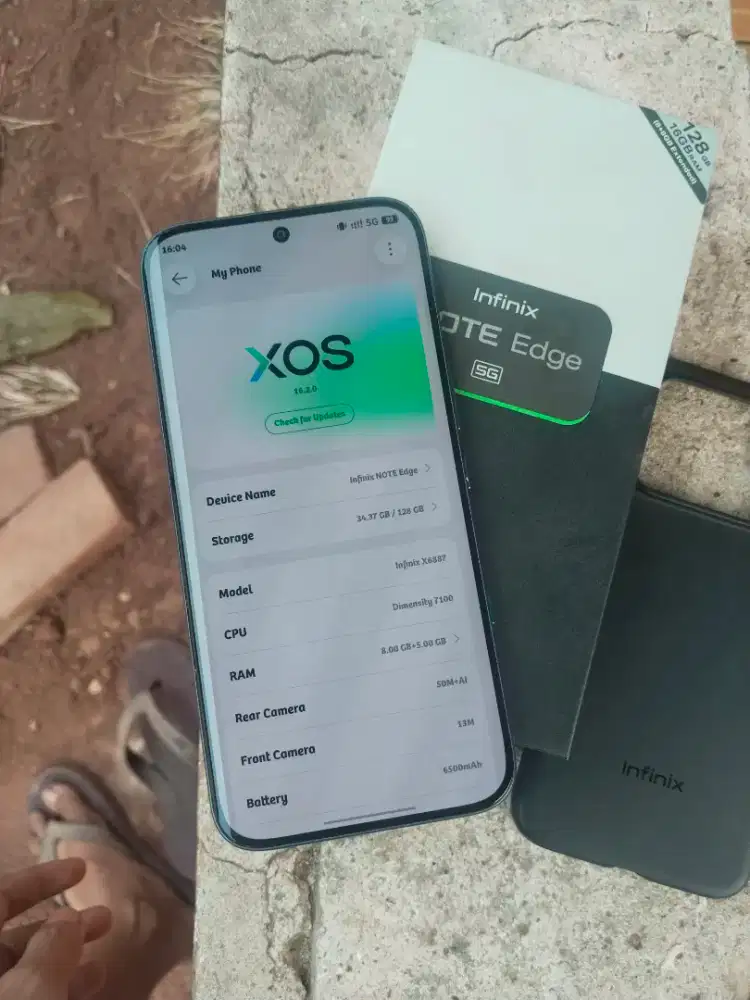 Infinix Note Edge 5G+