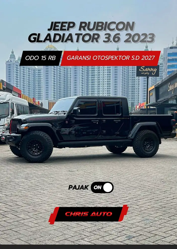 Tdp 57jt LowOdo 15rb Gladiator Rubicon 2024 2023 JEEP WRANGLER 3.6